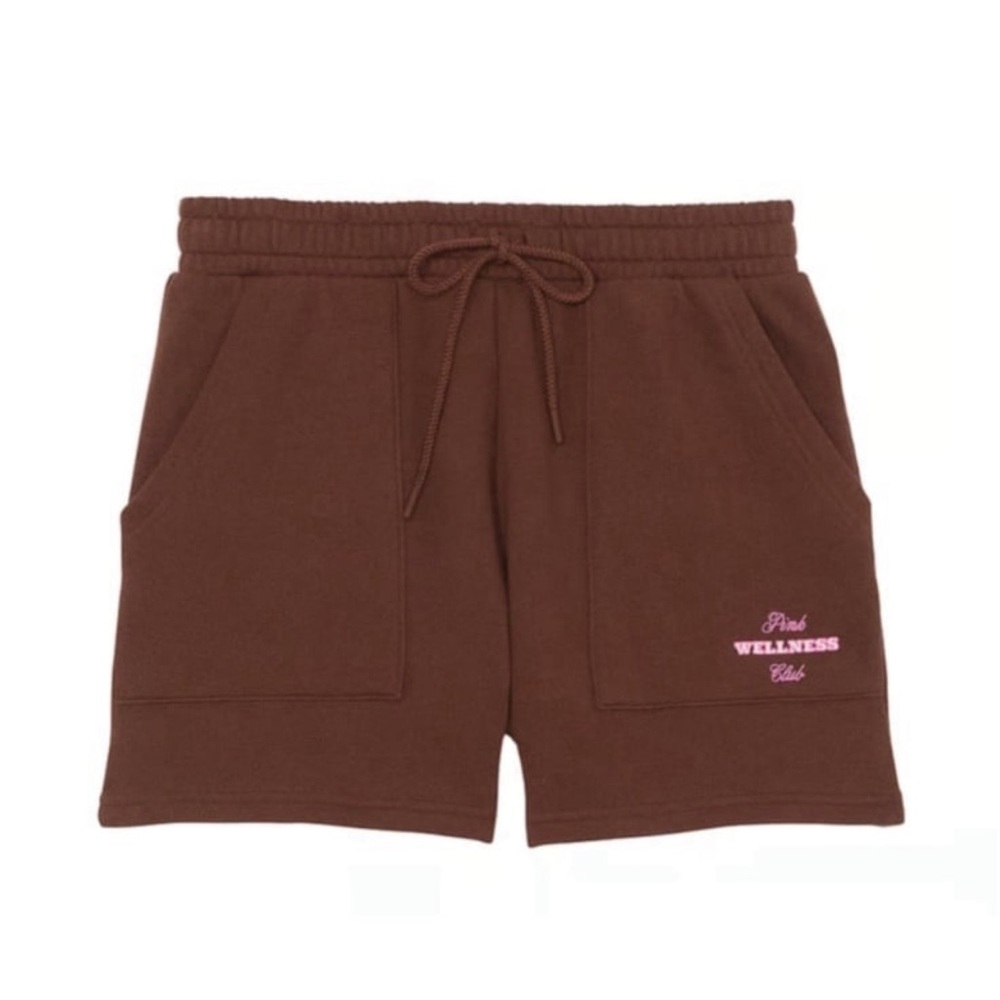 PINK Victoria’s Secret Ivy Fleece Classic Shorts High Rise